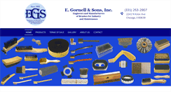 Desktop Screenshot of gornellbrush.com