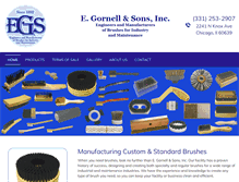 Tablet Screenshot of gornellbrush.com